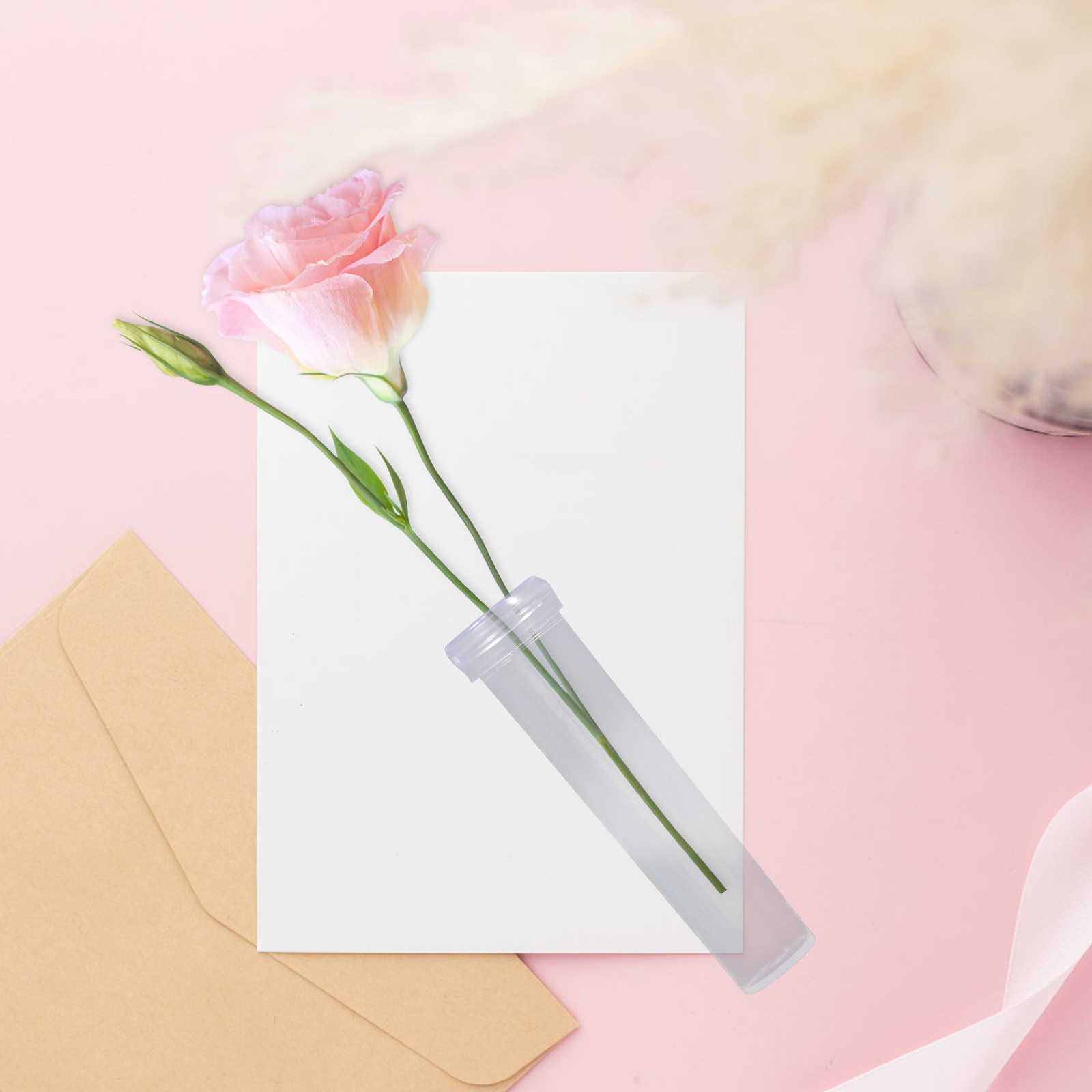 Easy Florist Supply - 100 Pezzi di Tubi in Plastica