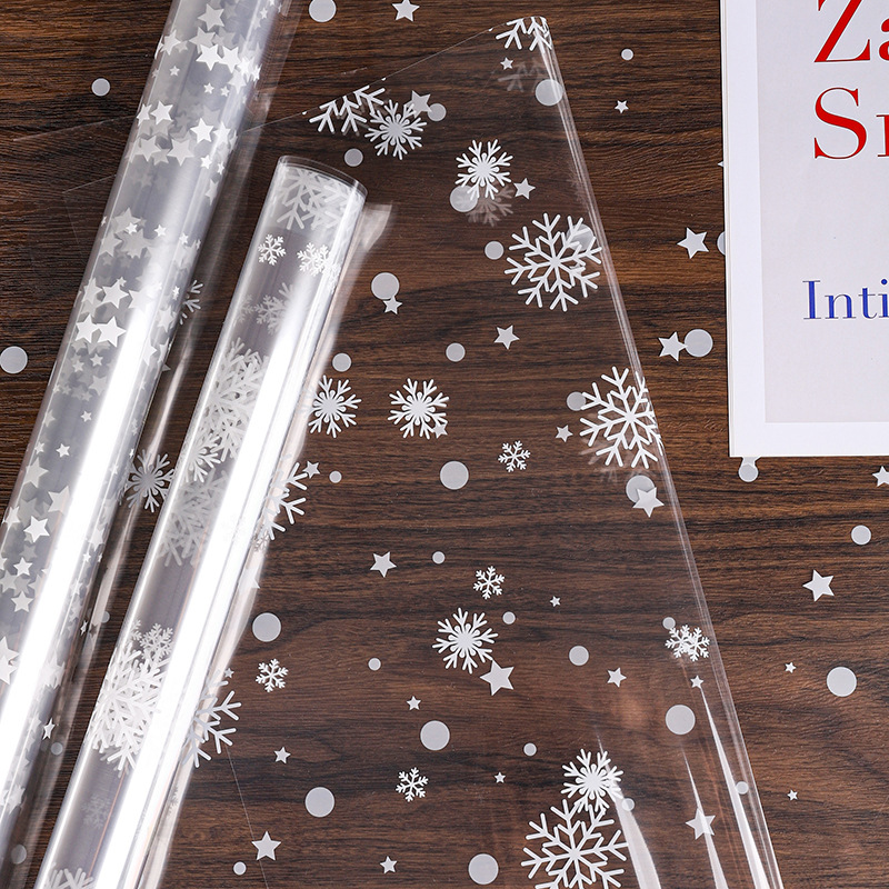 Cellophane Wrap Clear - 56X56 cm Rotolo di involucro di