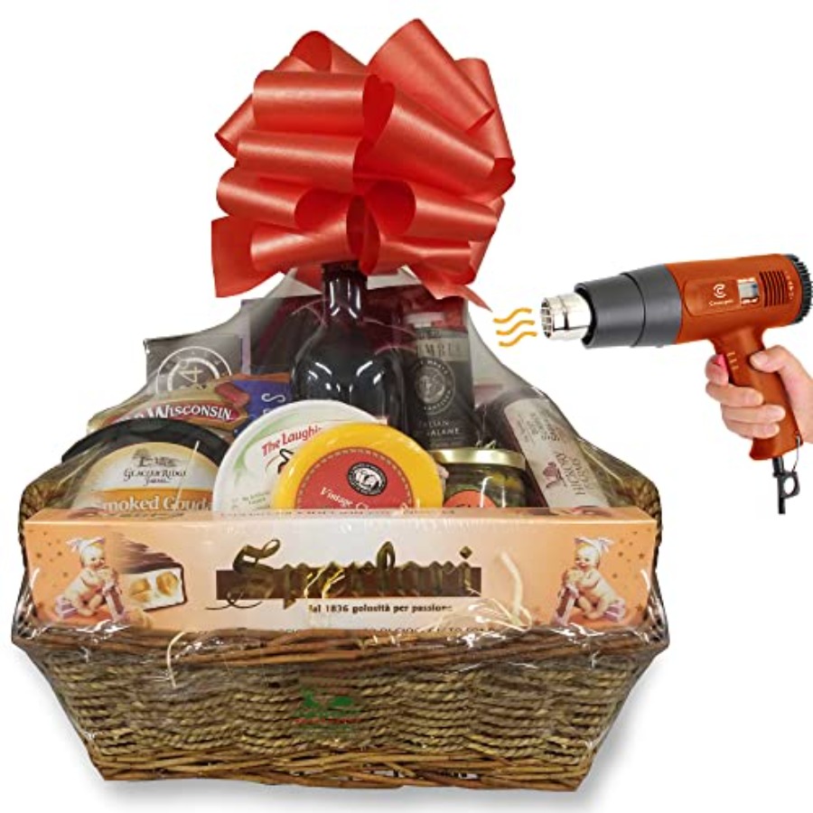 Cellophane Wrap Clear - Sacchetti Termoretraibili per Cesti Regalo, Buste
