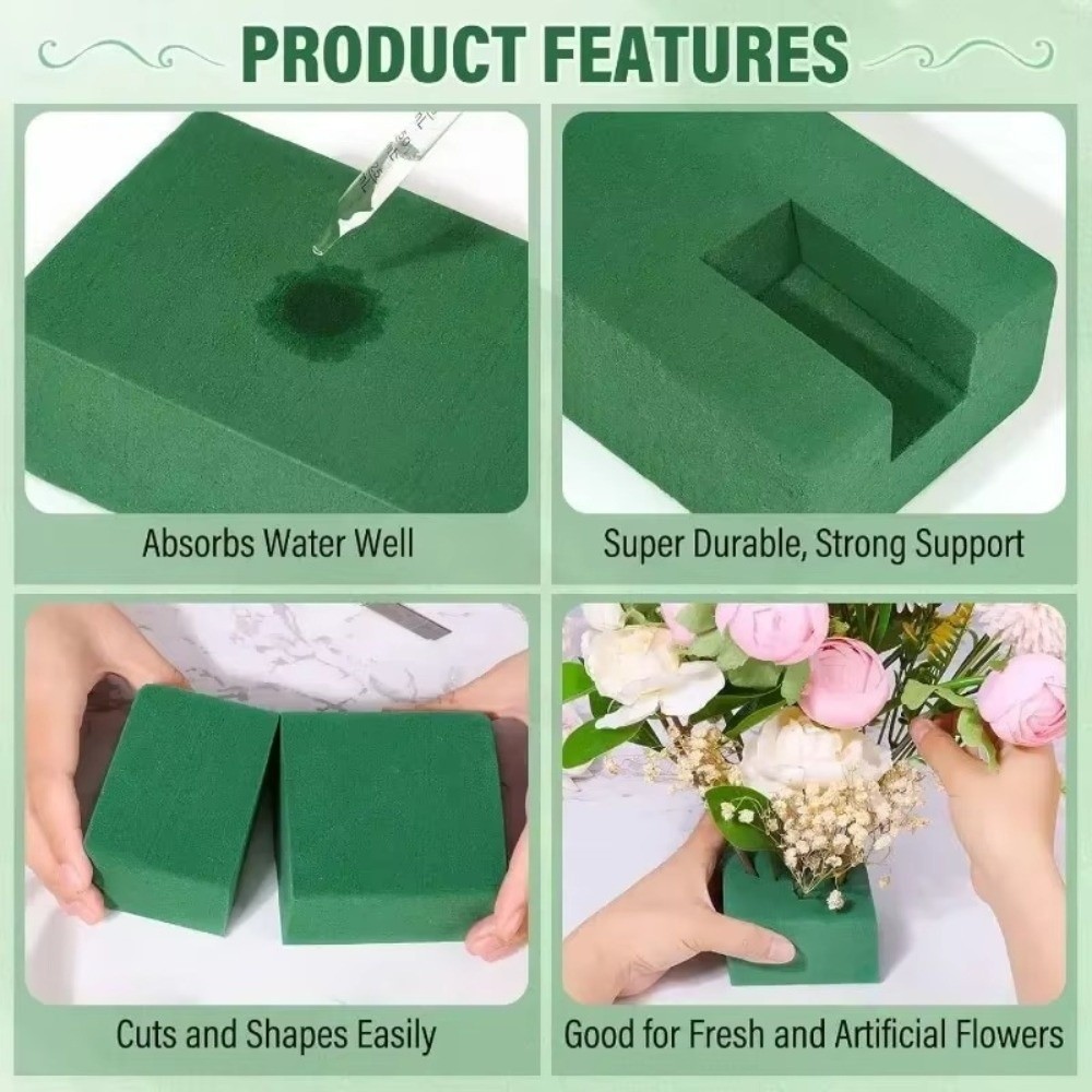 Bouquet Holder Foam - Mattoncini Assorbenti in Schiuma per Composizioni