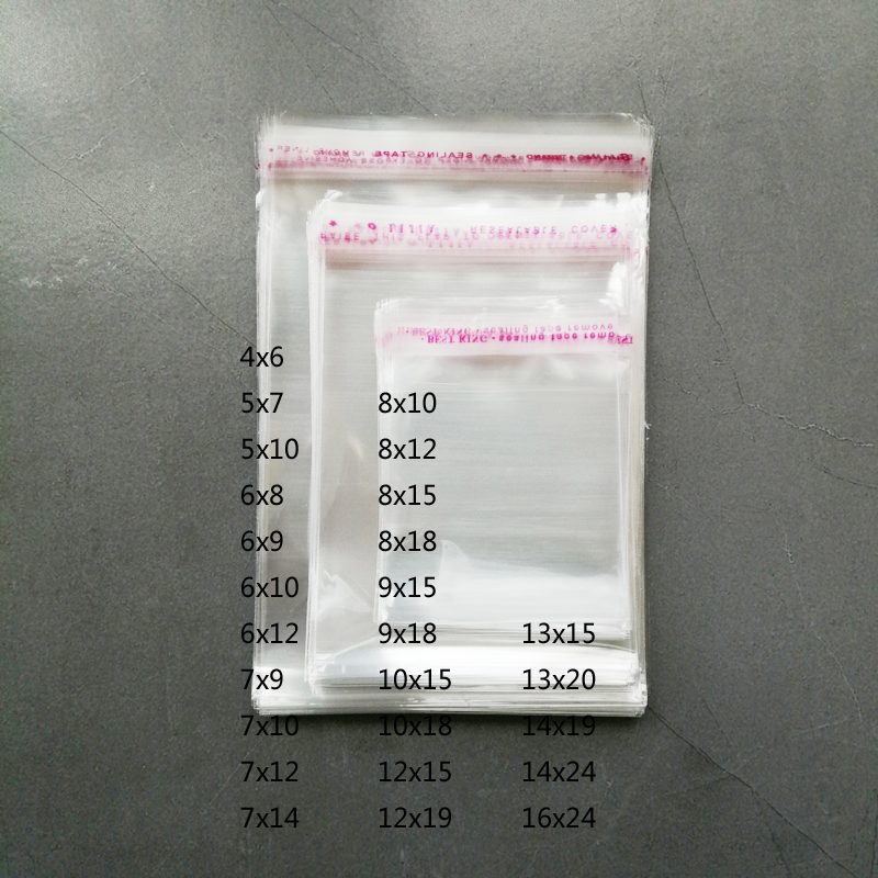 Cellophane Wrap Clear - 1000pcs sacchetto trasparente sacchetti trasparenti Opp
