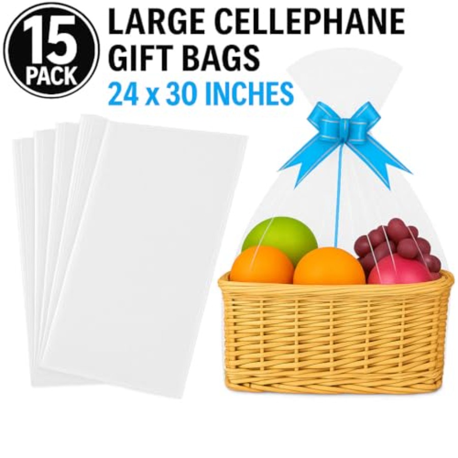 Confezione da 15 Sacchetti Reg - Cellophane Wrap Clear recensione e prezzo