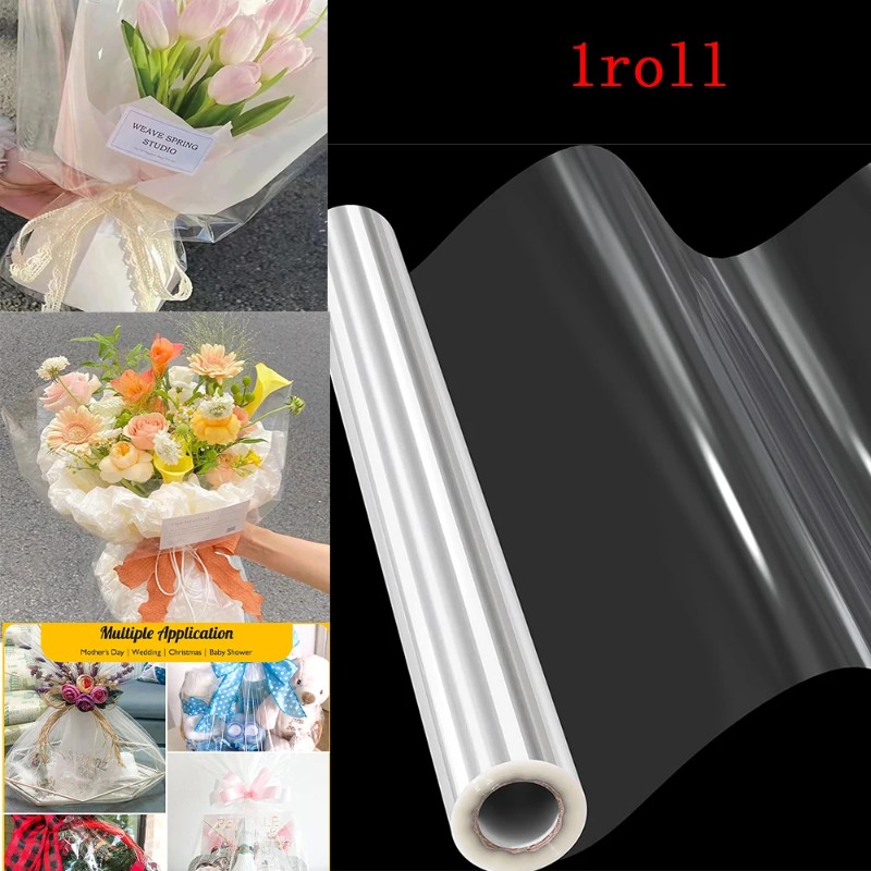 Rotolo di pellicola trasparent - Cellophane Wrap Clear recensione e prezzo