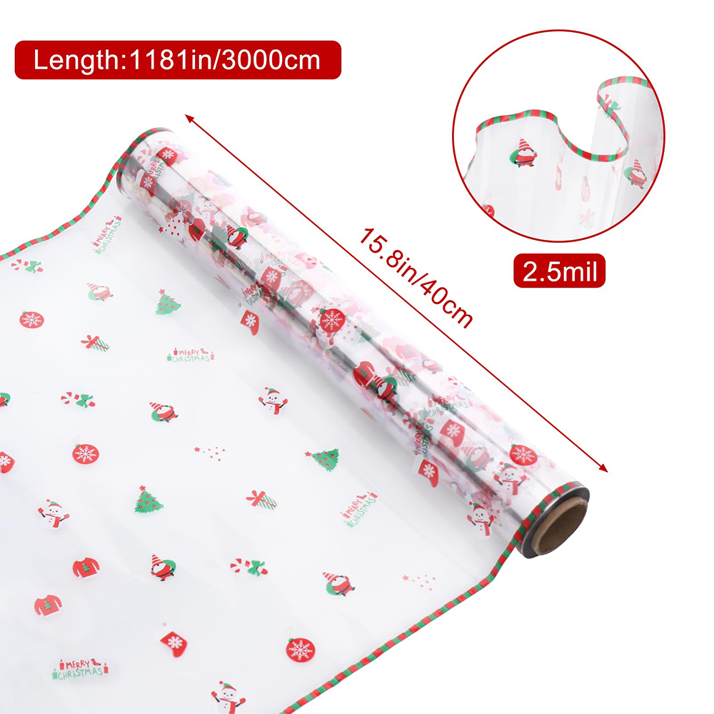 1 rotolo di involucro natalizi - Cellophane Wrap Clear recensione e prezzo