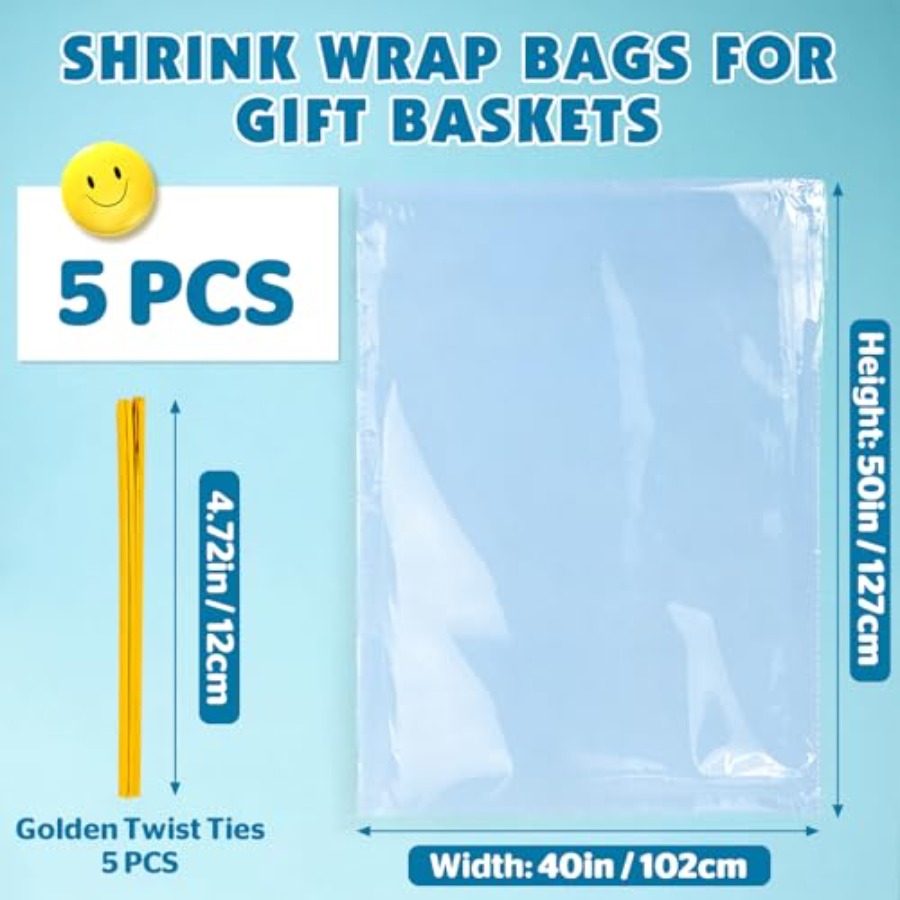 5 Sacchetti Termoretraibili Ex - Cellophane Wrap Clear recensione e prezzo